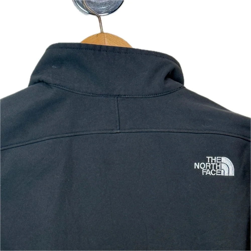The North Face Apex Bionic Softshell Jacket Mens Black Zip Windproof‎ Coat XL